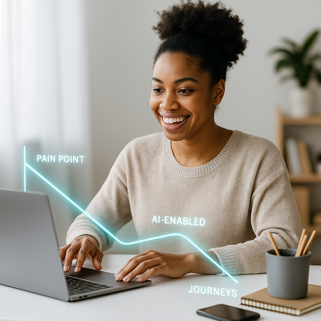 Gradient illustration showing signature workflow automation